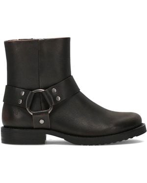 Frye Veronica Flex Harness Leather Bootie - Black