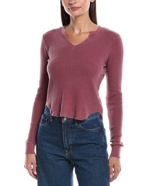 Lamade Lamade Overland Keyhole Neck T-Shirt - Red