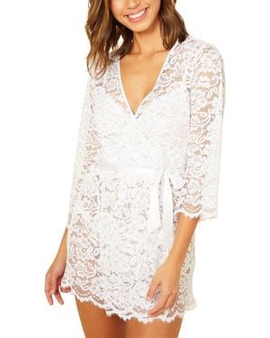 Cosabella Magnolia Robe - White