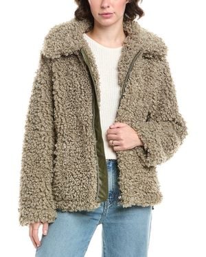 Sam Edelman Sherpa Jacket - Natural