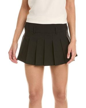 Femme Society Pleated Mini Skirt - Green