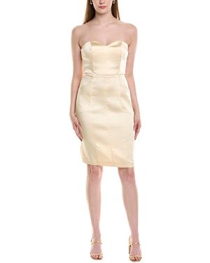 Issue New York Satin Sheath Dress - Natural