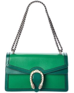 Gucci Dionysus Small Leather Shoulder Bag - Green