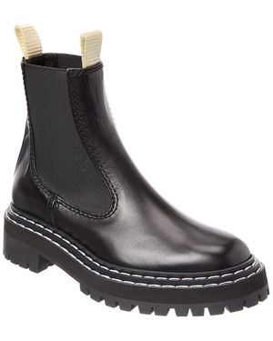 Proenza Schouler Leather Chelsea Boot - Black