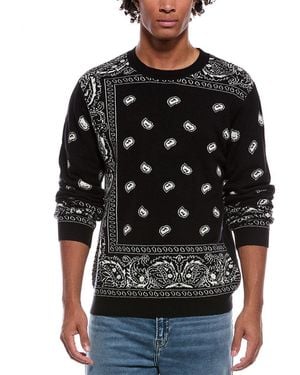 RTA Creed Wool & Cashmere-Blend Crewneck Jumper - Black