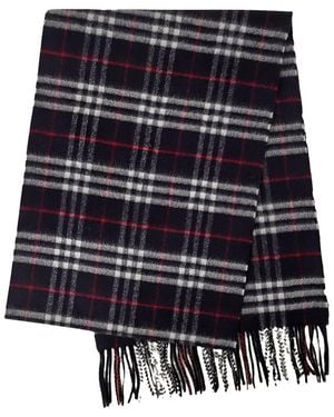 Burberry Cashmere Scarf - Blue