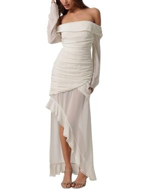 Line & Dot Owens Dress - White