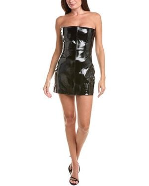 retroféte Casmir Leather Dress - Black
