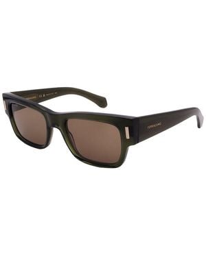 Ferragamo 53Mm Sunglasses - Black