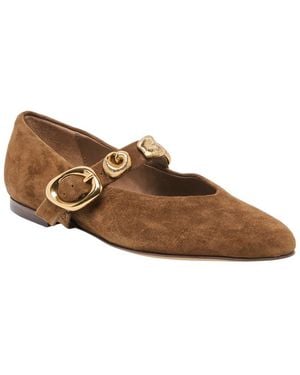 Dolce Vita Loree Suede Flat - Brown