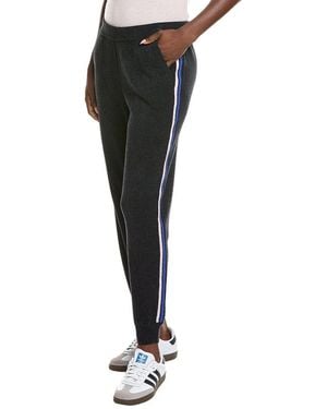 Barefoot Dreams Cozychic Ultra Lite Stripe Jogger - Black
