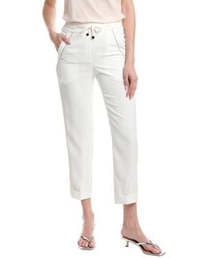 Peserico Embellished Pant - White