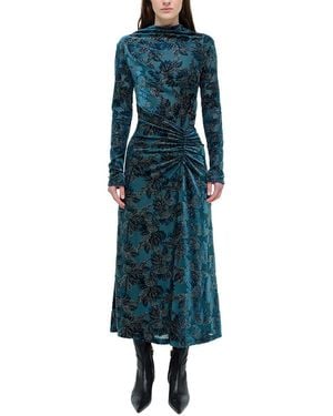 Jonathan Simkhai Ferrera Midi Dress - Blue