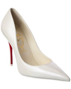Christian Louboutin Miss Z 100 Leather Pump - White