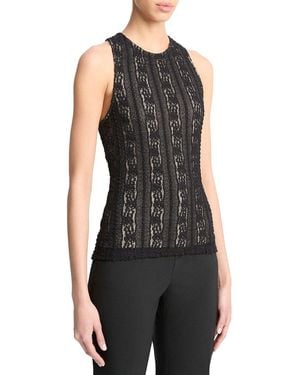 Vince High Neck Shell - Black