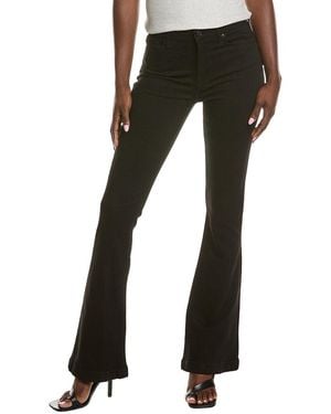 7 For All Mankind Ali High-Waist Soho Night Classic Flare Jean - Black