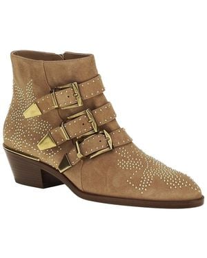 Chloé Susanna Leather Bootie - Brown