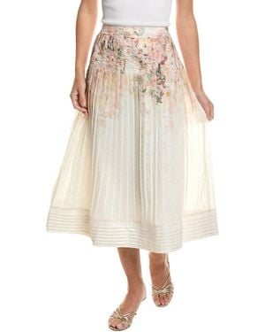 En Saison Charlotte Midi Skirt - Natural