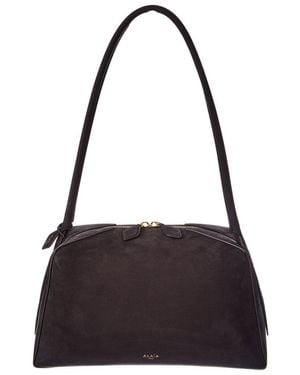 Alaïa Alaïa Le Bouledogue Leather Shoulder Bag - Black