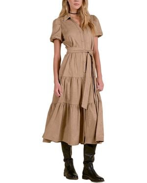 Elan Midi Dress - Natural