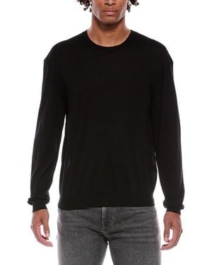 FRAME Frame Superfine Wool & Cashmere-blend Crewneck Sweater - Black