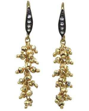 Margo Morrison Vermeil Sapphire Drop Earrings - Metallic