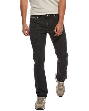 Officine Generale Officine Generale Slim Fit Japanese Denim Jean - Black