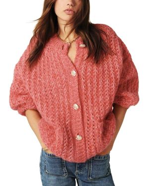 Ba&sh Bosic Alpaca-Blend Vest - Red