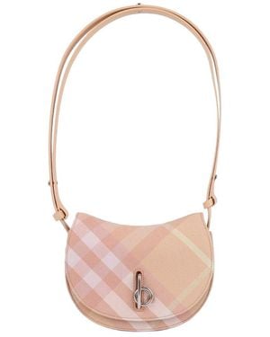Burberry Wool/Hair Mini Rocking Horse Bag (Authentic Pre-Loved) - Pink