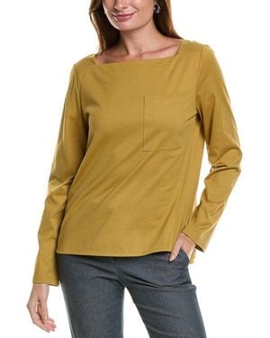Lafayette 148 New York Pullover Top - Natural
