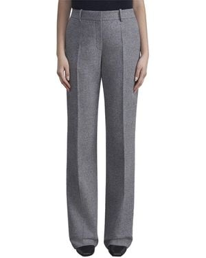 Lafayette 148 New York Gates Wool & Alpaca-Blend Pant - Grey