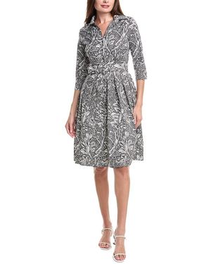 Samantha Sung Audrey Shirtdress - Grey