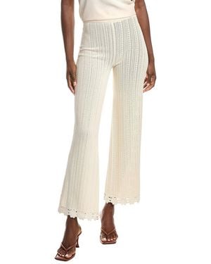 Maje Crochet Pant - Natural