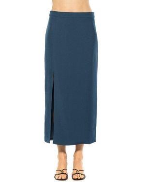 Alexia Admor Onyx Midi Skirt - Blue