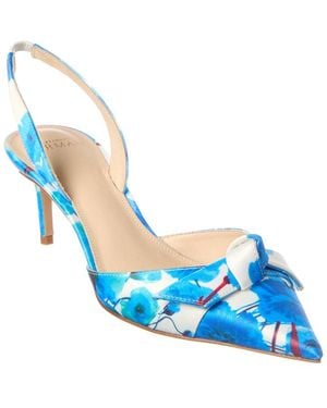 Alexandre Birman Clarita 60 Satin Slingback Pump - Blue