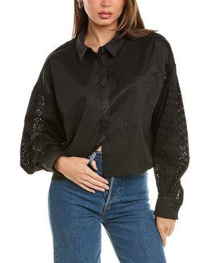 Chrldr Simone Shirt - Black