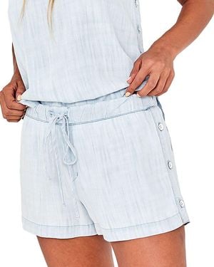 Bella Dahl Button Side Short - White