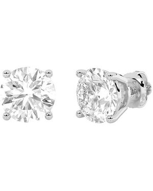 Lab Grown Diamonds 14K 5.00 Ct. Tw. Lab-Grown Diamond Earrings - Metallic