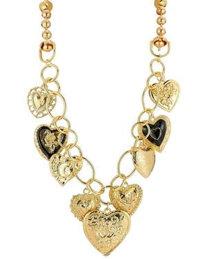 Chloe and Madison Jewellery Plated Necklace - Metallic