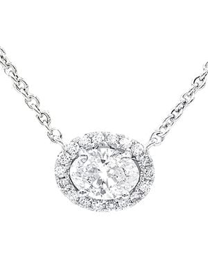 Diana M. Jewels Fine Jewellery 14k 0.85 Ct. Tw. Diamond Necklace - Metallic