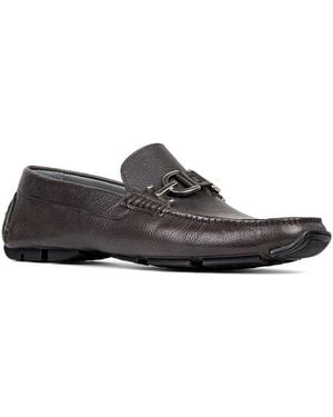 Donald J Pliner Leather Driver - Black