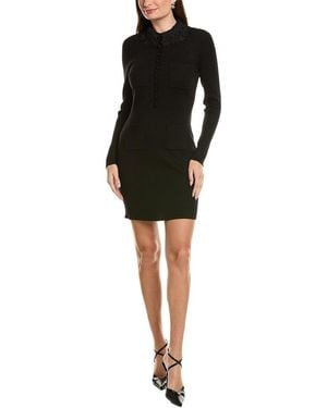 Ellen Tracy Rib Dress - Black