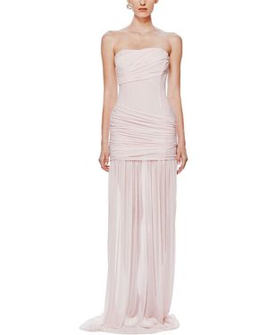 Misha The 'Ember' Wrapped Dress - Pink