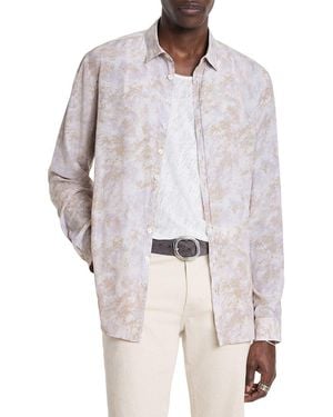 John Varvatos Button Slim Fit Shirt - White