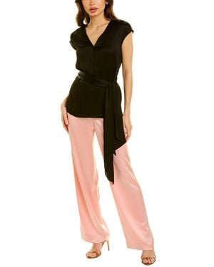 St. John Crinkle Top - Black