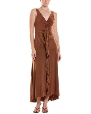 Taylor Midi Dress - Brown