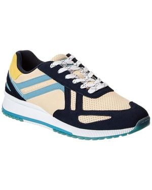 Scotch & Soda Vivex Leather Trainer - Blue