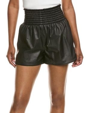 Sportmax Bacio Leather Short - Green