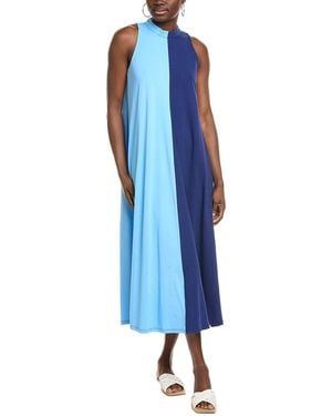 Duffield Lane Lennox Maxi Dress - Blue