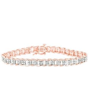 Haus of Brilliance 2.00 Ct. Tw. Diamond Tennis Bracelets - White